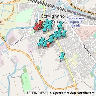 Mappa Via Predicort, 33052 Cervignano del Friuli UD, Italia (0.321)