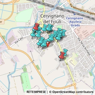 Mappa Via Predicort, 33052 Cervignano del Friuli UD, Italia (0.28462)