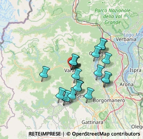 Mappa Via Caimi Beato, 13019 Varallo VC, Italia (10.868)