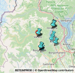 Mappa Via Caimi Beato, 13019 Varallo VC, Italia (10.3285)