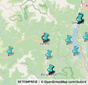 Mappa Via Caimi Beato, 13019 Varallo VC, Italia (10.34)