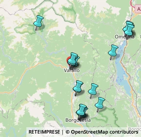 Mappa Via Caimi Beato, 13019 Varallo VC, Italia (8.951)