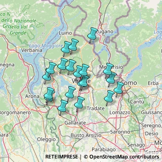 Mappa Corso Moro Aldo, 21100 Varese VA, Italia (11.275)