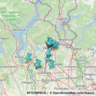Mappa Corso Moro Aldo, 21100 Varese VA, Italia (7.97083)