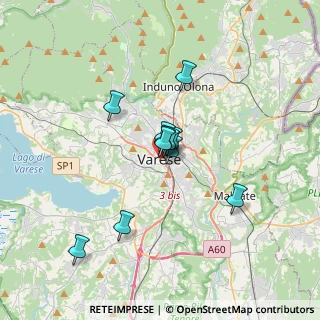 Mappa Via Alessandro Volta, 21100 Varese VA, Italia (2.34818)