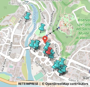 Mappa Via Don Maio, 13019 Varallo VC, Italia (0.2325)