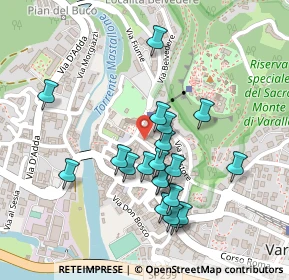 Mappa Via Don Maio, 13019 Varallo VC, Italia (0.2135)