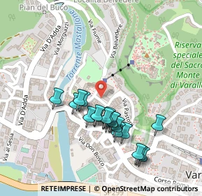 Mappa Via Don Maio, 13019 Varallo VC, Italia (0.208)