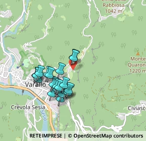 Mappa Regione Crosa, 13019 Varallo VC, Italia (0.783)
