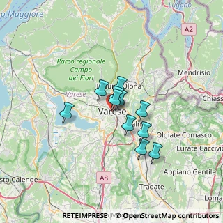 Mappa Piazza Monte Grappa, 21100 Varese VA, Italia (4.34182)