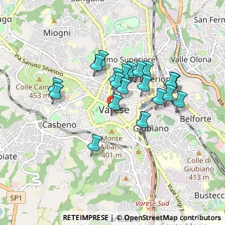 Mappa Piazza Monte Grappa, 21100 Varese VA, Italia (0.753)