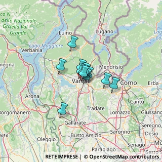 Mappa Piazza Monte Grappa, 21100 Varese VA, Italia (6.16083)