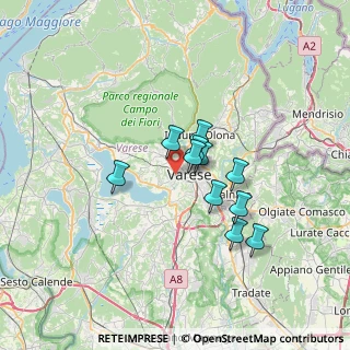 Mappa Via Ugo Bassi, 21100 Varese VA, Italia (4.94909)
