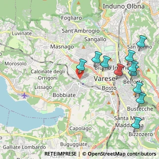 Mappa Via Ugo Bassi, 21100 Varese VA, Italia (2.45)