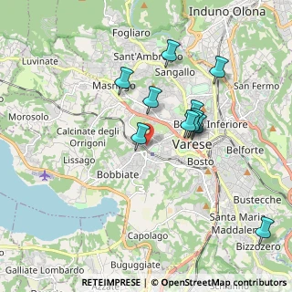 Mappa Via Ugo Bassi, 21100 Varese VA, Italia (1.69818)