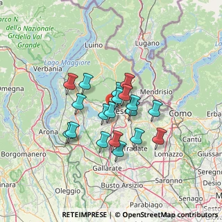 Mappa Via Ugo Bassi, 21100 Varese VA, Italia (10.08263)