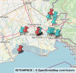 Mappa Via Antonio Gramsci, 33052 Cervignano del Friuli UD, Italia (10.43143)