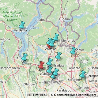 Mappa Via Montebello, 21100 Varese VA, Italia (15.61857)