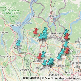 Mappa Via Montebello, 21100 Varese VA, Italia (16.893)