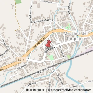 Mappa Via Roma, 90, 33055 Muzzana del Turgnano, Udine (Friuli-Venezia Giulia)