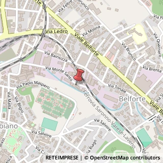 Mappa Via Monte Santo, 38, 21100 Induno Olona, Varese (Lombardia)
