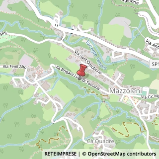 Mappa Via Brigata Lupi di Toscana, 33, 24038 Sant'Omobono Terme, Bergamo (Lombardia)