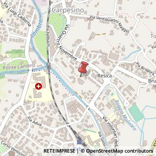 Mappa Via IV Novembre, 13, 22036 Erba, Como (Lombardia)