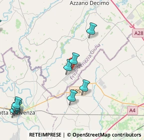 Mappa Via P. Amalteo, 33076 Pravisdomini PN, Italia (6.02308)