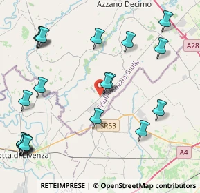 Mappa Via P. Amalteo, 33076 Pravisdomini PN, Italia (5.371)