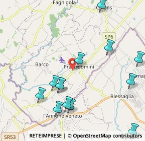 Mappa Via P. Amalteo, 33076 Pravisdomini PN, Italia (2.38923)