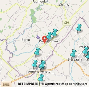 Mappa Via P. Amalteo, 33076 Pravisdomini PN, Italia (2.41)