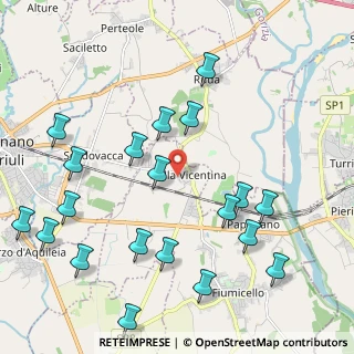 Mappa Piazza Municipio, 33059 Villa Vicentina UD, Italia (2.476)