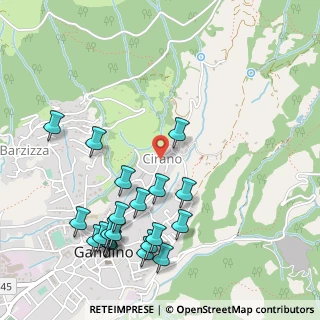 Mappa Via de Ocha, 24024 Gandino BG, Italia (0.595)