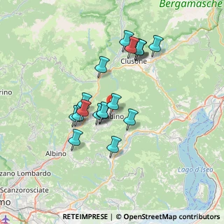Mappa Via de Ocha, 24024 Gandino BG, Italia (6.08111)