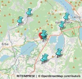 Mappa Via Alcide de Gasperi, 23861 Cesana Brianza LC, Italia (3.52273)