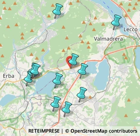 Mappa Via Alcide de Gasperi, 23861 Cesana Brianza LC, Italia (4.12)