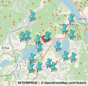 Mappa Via Alcide de Gasperi, 23861 Cesana Brianza LC, Italia (3.74278)