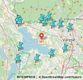 Mappa Lungolago/rotonda, 21100 Varese VA, Italia (4.355)