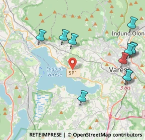 Mappa Lungolago/rotonda, 21100 Varese VA, Italia (5.07091)