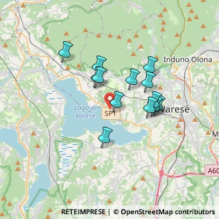 Mappa Lungolago/rotonda, 21100 Varese VA, Italia (2.88)
