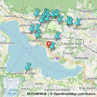 Mappa Lungolago/rotonda, 21100 Varese VA, Italia (2.236)