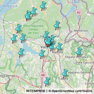 Mappa Via Giuseppe Mazzini, 21100 Varese VA, Italia (7.7965)