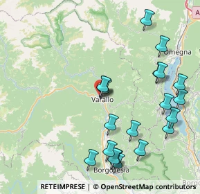 Mappa Via Gippa, 13019 Varallo VC, Italia (9.0735)