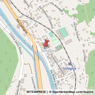 Mappa Via Codogno, 7, 36020 Solagna, Vicenza (Veneto)