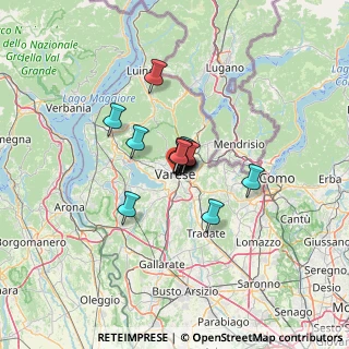 Mappa Via San Francesco D'Assisi, 21100 Varese VA, Italia (5.816)
