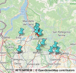 Mappa Via Giuseppe Brini, 23900 Lecco LC, Italia (11.65538)