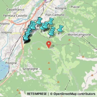 Mappa Via San Lorenzo, 25055 Pisogne BS, Italia (1.93103)