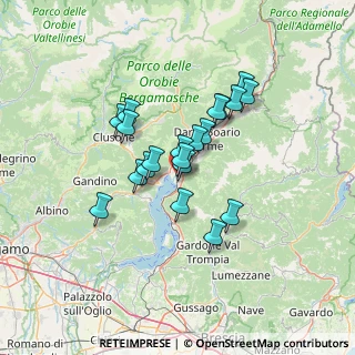 Mappa Via Leonardo Da Vinci, 24062 Costa Volpino BG, Italia (10.258)