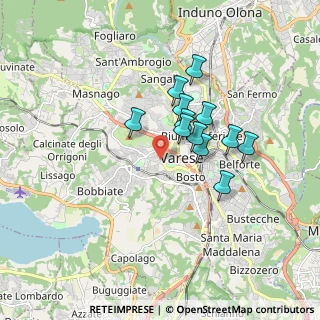 Mappa Via Giuseppe Verdi, 21100 Varese VA, Italia (1.3275)