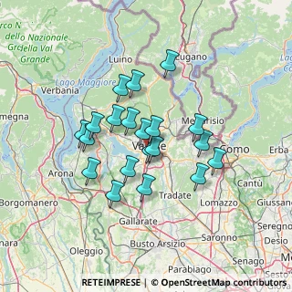 Mappa Via Giuseppe Verdi, 21100 Varese VA, Italia (11.082)